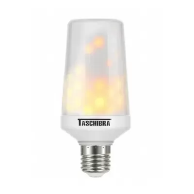 Lâmpada Led Decor Flamejante Fogo Chama E27 5w Taschibra