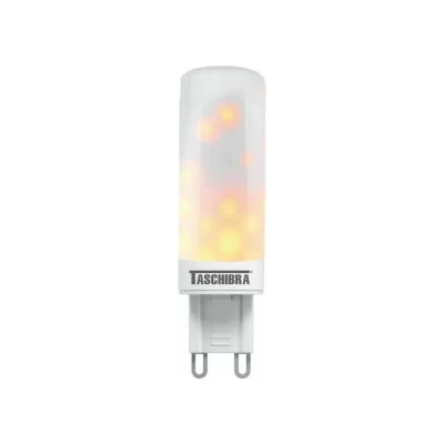 Lampada Led Flamejante G9 Ambar 1w Taschibra Autovolt