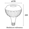 Lampada Led Ultra Bulbo 80w 6500k V Shape Bivolt Blumenau