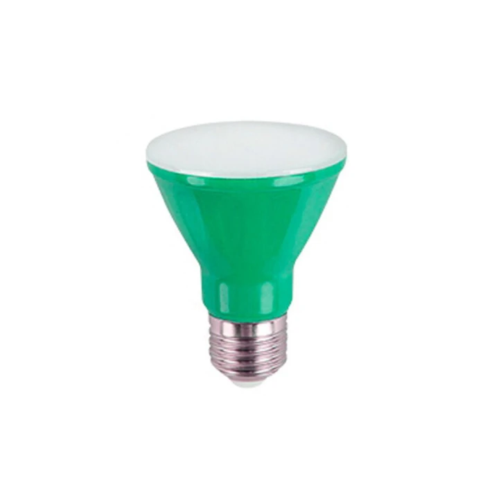 Lâmpada Super Led Par20 6W Luz Verde Bivolt Ourolux