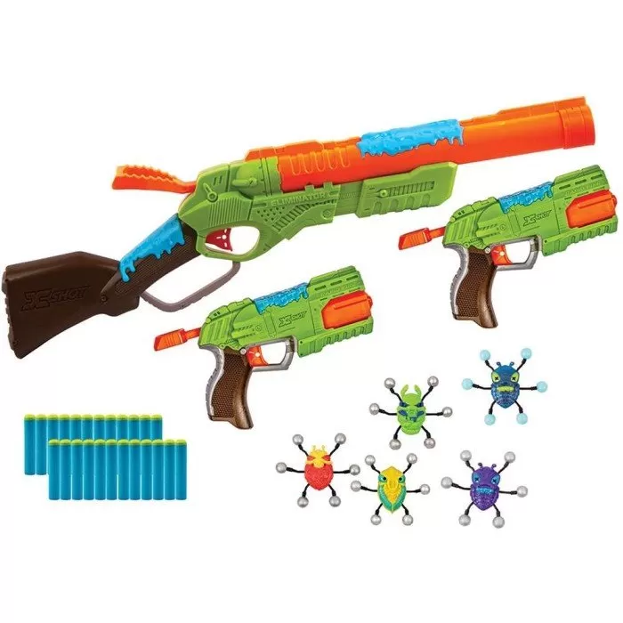 Pack 2 pistolas de brinquedo c/dardos