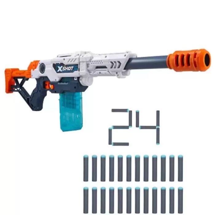 Lançador Automático Estilo Nerf Com 40 Dardos sniper 7016