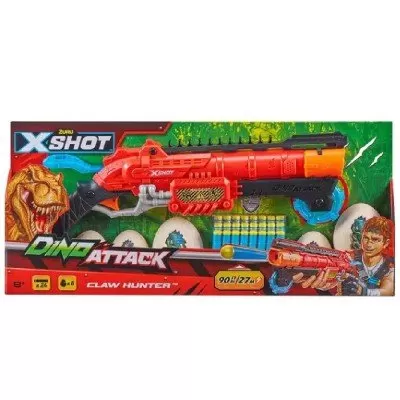 Lançador de Dardos Dino Attack Claw Hunter X-Shot 24 Dardos
