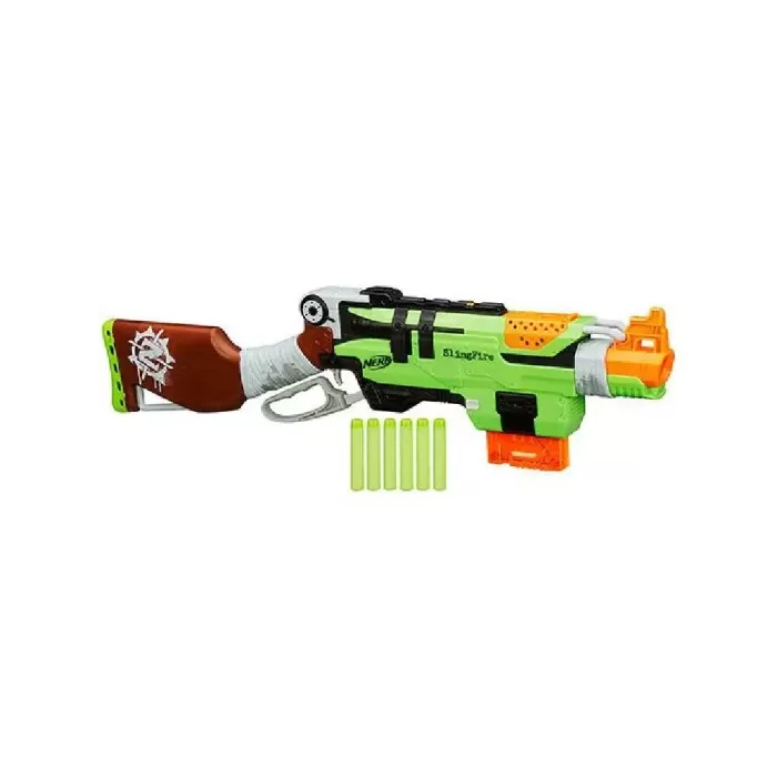 Lançador De Dardos Nerf Slingire Zombie Strike Novo