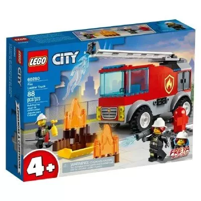Lego City Caminhão Dos Bombeiros Com Escada 60280