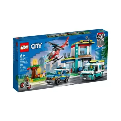 Lego City Central Dos Veículos de Emergência Novo