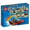 Lego City Kit Polícia E Ladrão Fuga Barco 166 Peças Original