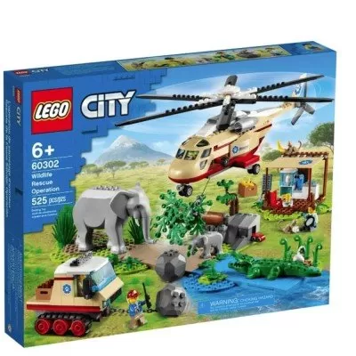 Lego City Operacao para Salvar Animais Selvagens lego 60302
