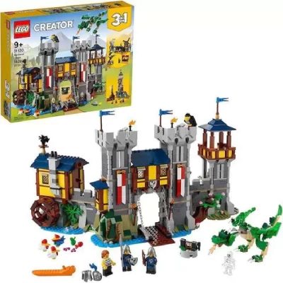 Lego Creator Castelo Medieval Com 1426 Peças 3 Em 1