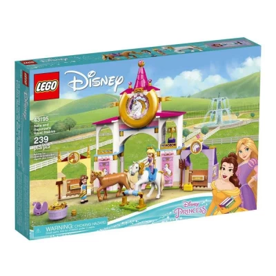 Lego Disney Estábulos Reais de Bela e Rapunzel - 43195