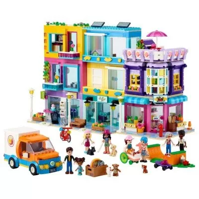 Lego Friends Edifício De Rua Principal 1682 Peças 8 Bonecos