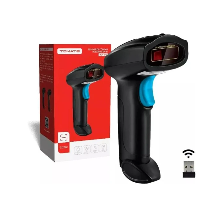 Leitor Código Barras 1D Sem Fio Tomate MDK-101S USB Novo