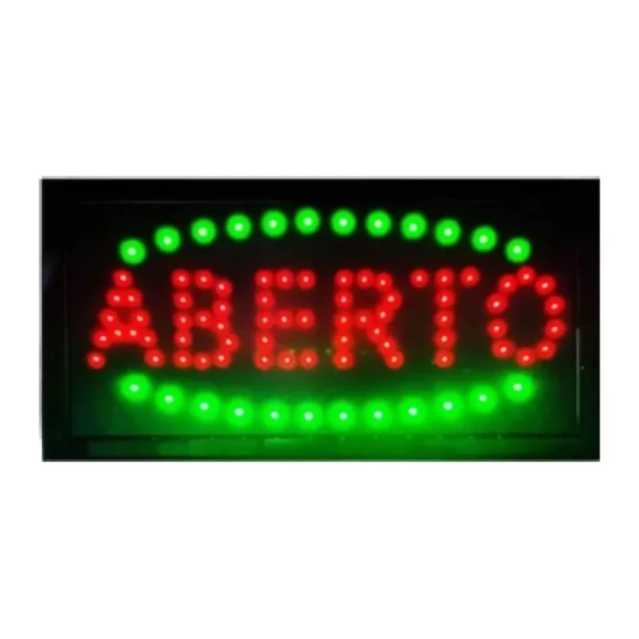 Letreiro Luminoso De Led Painel Aberto Colorido 220V 5W
