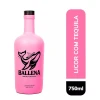 Licor Ballena Fino Sabor Morango Com Tequila 750ml