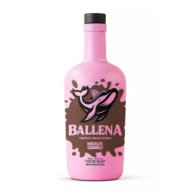 Licor Ballena Sabor Chocolate E Caramelo 750ML Cream