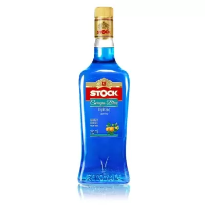 Licor Fino Stock Curaçau Blue Garrafa 720Ml