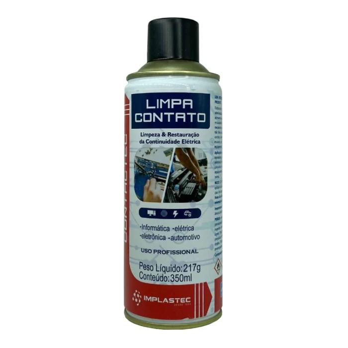 Limpa Contato Aerosol Contactec 350ml Implastec