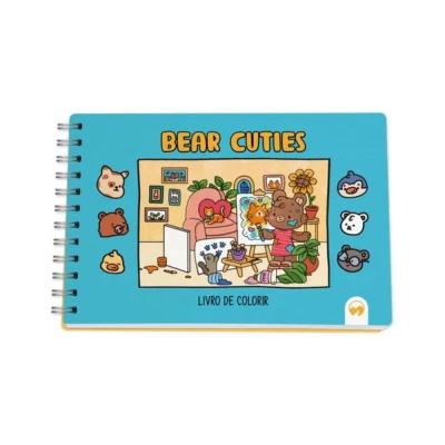 Livro De Colorir Bear Cuties 64 Paginas Vale Das Letras