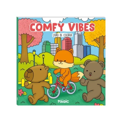 Livro De Colorir Comfy Vibes 48 Paginas 584662