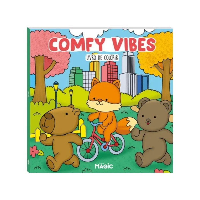 Livro De Colorir Comfy Vibes 48 Paginas 584662