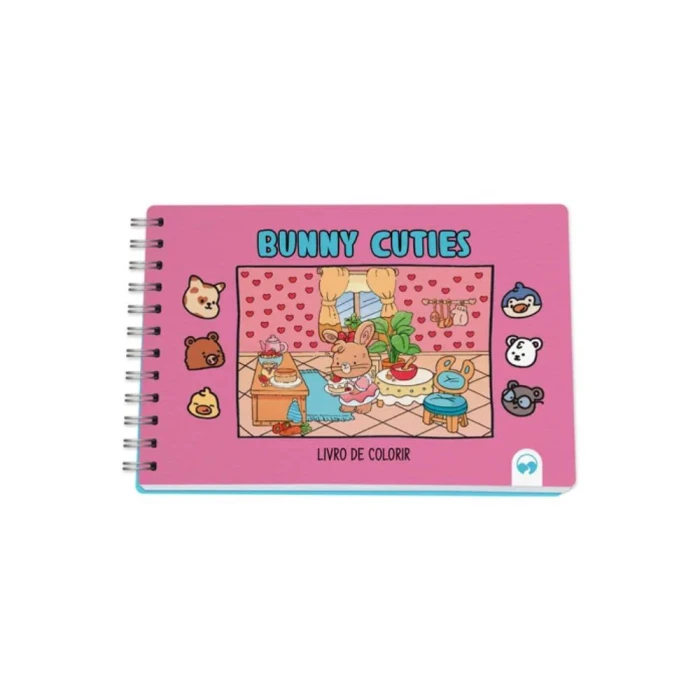 Livro Para Colorir Bunny Cuties 65 Paginas Vale Das Letras