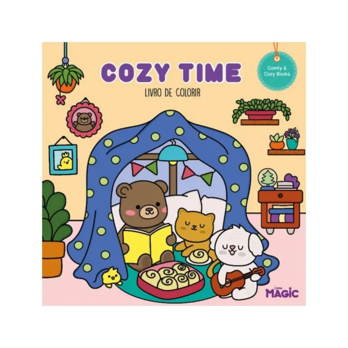 Livro de Colorir Comfy Cozy Time 48 Paginas 84914