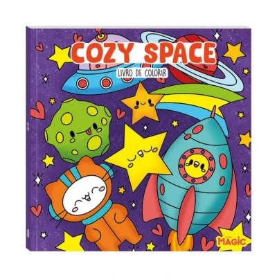 Livro de Colorir Comfy Vibes Space 48 Paginas 584020