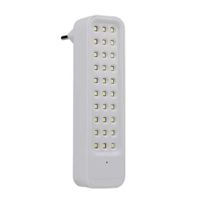 Luminária De Emergencia 30 Leds 1w 6500k Blumenau Branca