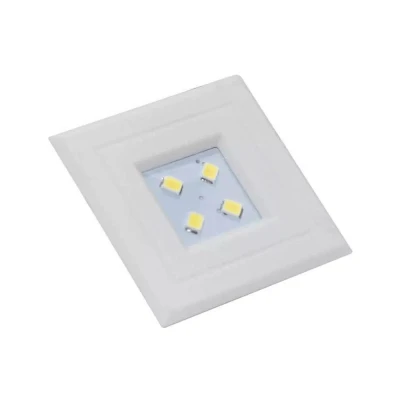 Luminária De Led Quadrada 1W 6000K Cor Branco Lumini Pop