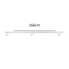 Luminária Led Spire Linear + 3 Spot MR11 GU10 Branco