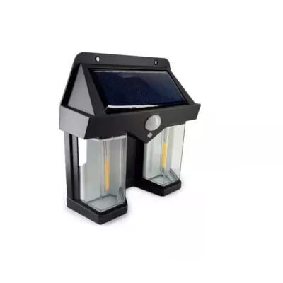 Luminária Solar Dupla De Led Com Sensor De Proximidade