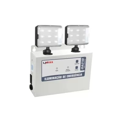 Luminária De Emergência 350 Lúmens Ba218 Unitel Novo