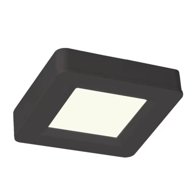 Luminária Led Cabinet Quadrado Blumenau 2W 3.000K Preto