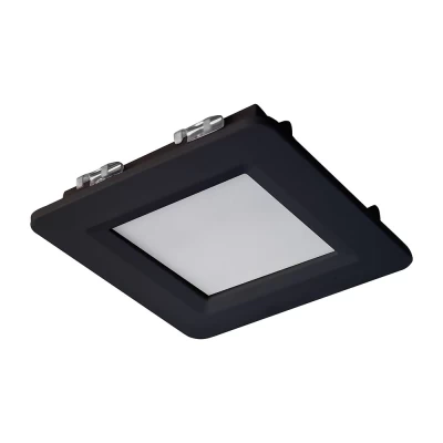 Luminária Led Cabinet Quadrado Blumenau 2W 6.500K Preto