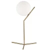 Luminária de Mesa Dubai Globo Médio 1x G9 Dourado Blumenau