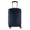 Mala De Viagem Paulista Azul Abs Rodas + TSA 10Kg Médio Yins