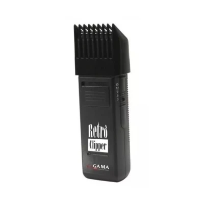 Maquina De Cortar Cabelo Retro Clipper Bivolt Cor Preta Gama