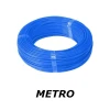 Metro De Fio Flexível Elétrico 6MM Cor Azul Megatron