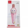 Microfone Bluetooth Para Karaoke Gato Rosa KA-9768 Kapbom