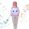 Microfone Bluetooth Para Karaoke Gato Rosa KA-9768 Kapbom