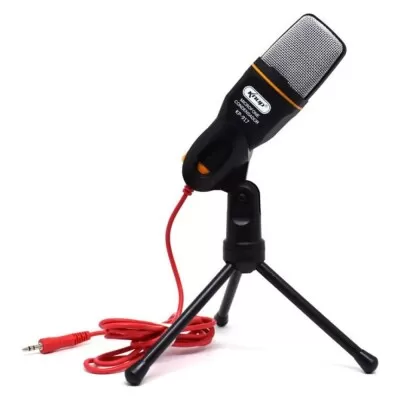 Microfone Condensaodor Usb Mt-021 Tomate Novo