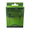 Microfone De Lapela P3 Stereo Xcell Xc-ml-02 Preto 2,5m