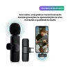 Microfone De Lapela Para Celular De Iphone Tc-F2-A Preto