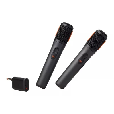 Microfone Sem Fio PartyBox JBL Com 2 Unidades Wireless Preto