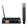 Microfone Sem Fio Preto + Maleta + Display Digital Harmonics