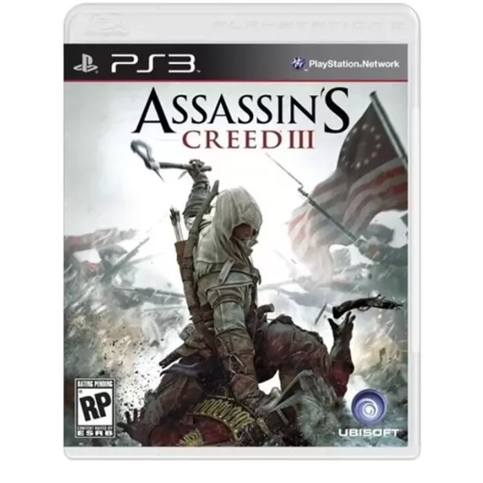 Mídia Física Assasins Creed III Ps3 Novo