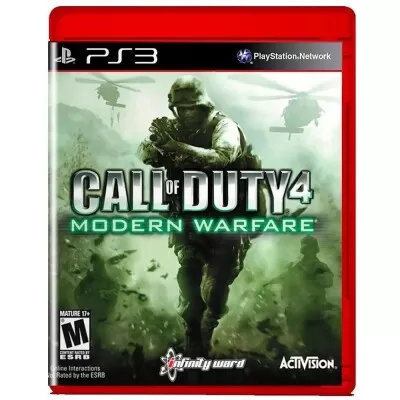 Mídia Física Call Of Duty 4 Modern Warfare Ps3 Novo