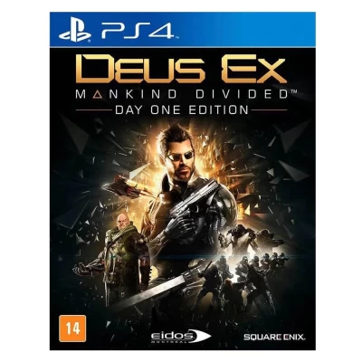 Mídia Física Deus Ex Mankind Divided Edição Day One Ps4