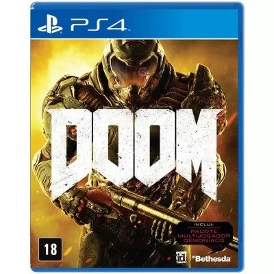 Mídia Física Doom Eternal PS4