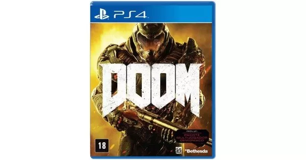 DOOM - PS4 (Mídia Física) - USADO - Nova Era Games e Informática